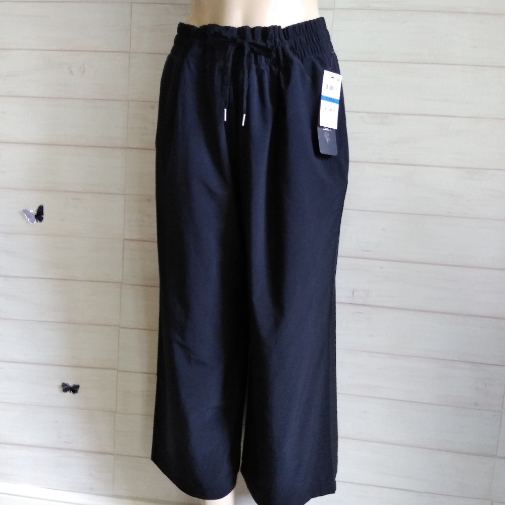 Ideology women's cropped wide leg pants